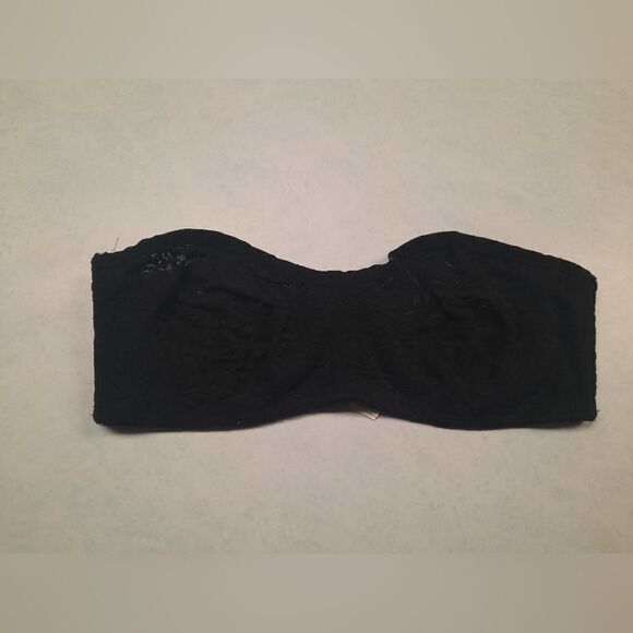 Wacoal Halo Lace Strapless Bra 854205 Black Size 32B - Picture 1 of 3